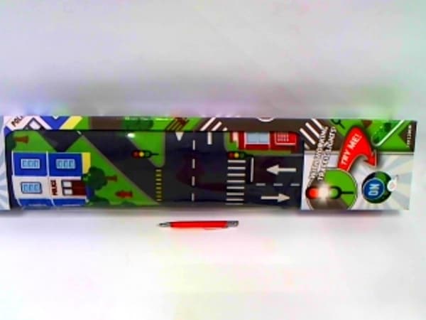 Street mat with LED traffic lights 72x120cm