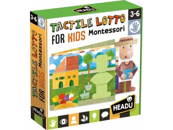 Headu Pussel Montessori Lotto sensoriska former