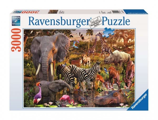 Ravensburger African Animals 3000 kpl Eläimistö
