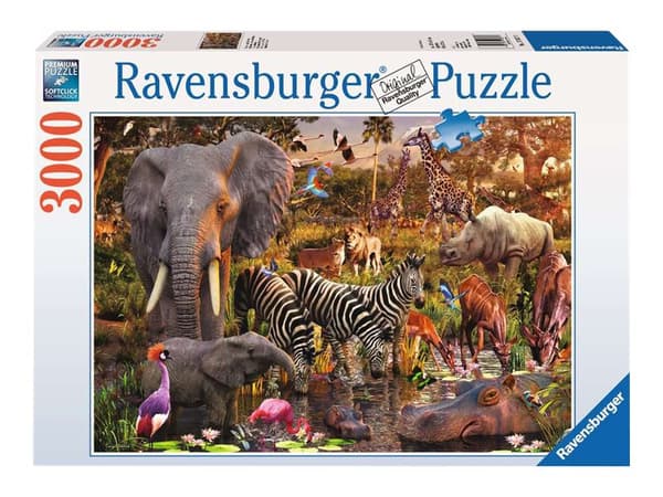 Ravensburger African Animals 3000 stykker Fauna