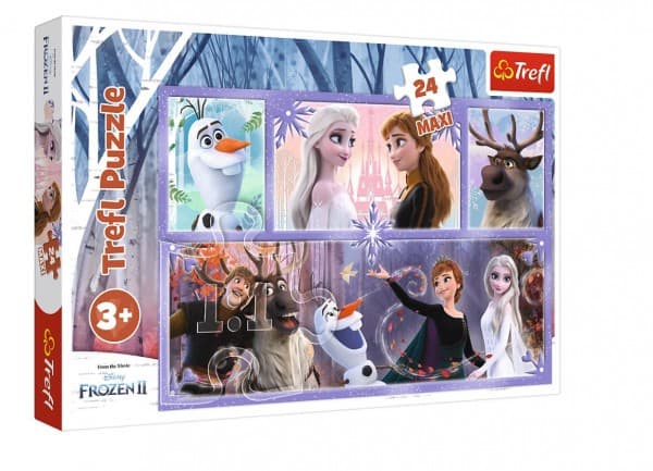Puzzle 24el Maxi Maailma täynnä taikaa. Ice Age. Frozen 2 14345 Trefl