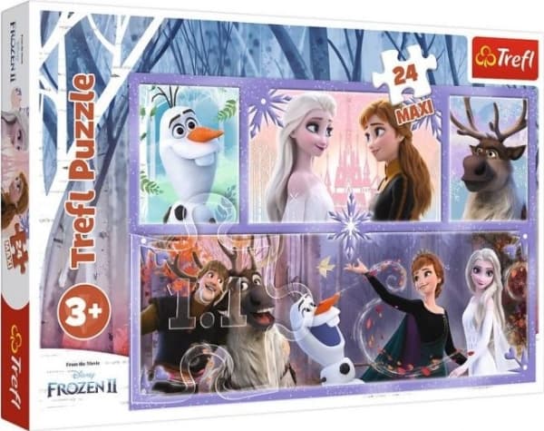 Puzzle 24el Maxi Maailma täynnä taikaa. Ice Age. Frozen 2 14345 Trefl