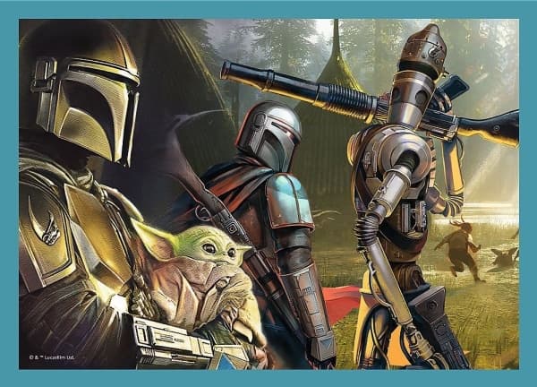 Trefl Mandalorian, 35 styck, TV/film, 4 År