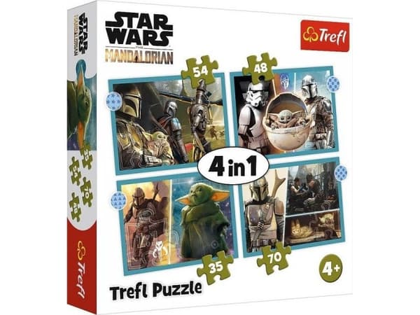 Trefl Mandalorian, 35 styck, TV/film, 4 År