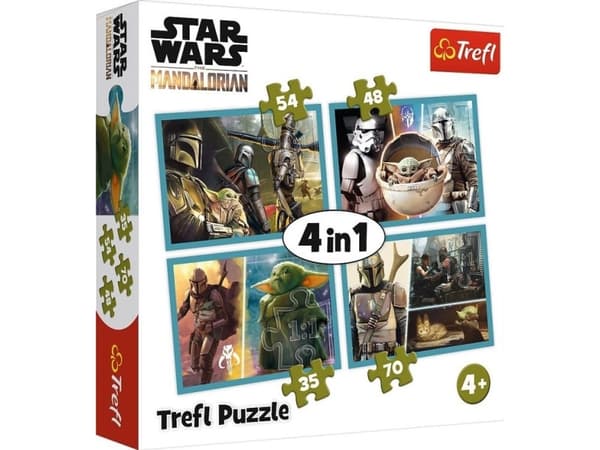 Trefl Mandalorian, 35 styck, TV/film, 4 År