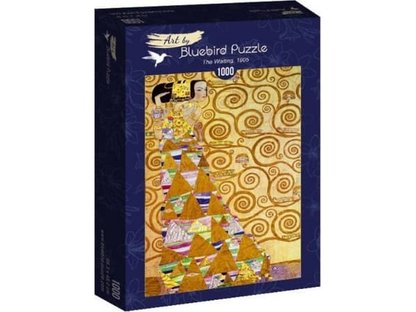 Blåfugl-puslespill Puslespill 1000 Venter, Gustav Klimt