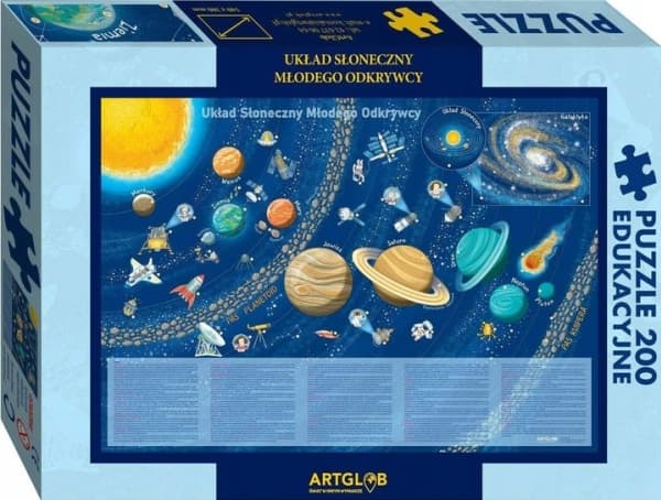Artglob Pussel 200 - Solsystemet