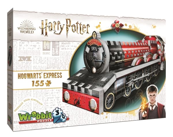 Harry Potter Hogwarts Express Wrebbit 3D Puzzle (155 pieces)