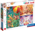 Miniatyrbilde 1 av 2: Clementoni Puzzle 3x48 Super Kolor Te Circus