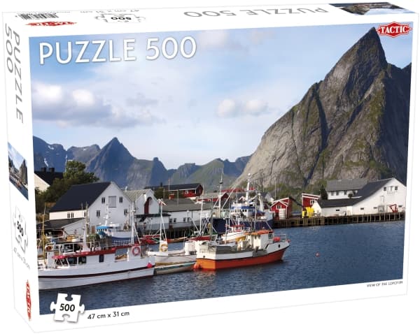 Tactic Puzzle Lovers View of the Lofoten 500 pcs puzzle