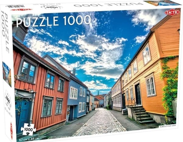 Tactic Puzzle Lovers Trondheim Old Town 1000 pcs puzzle