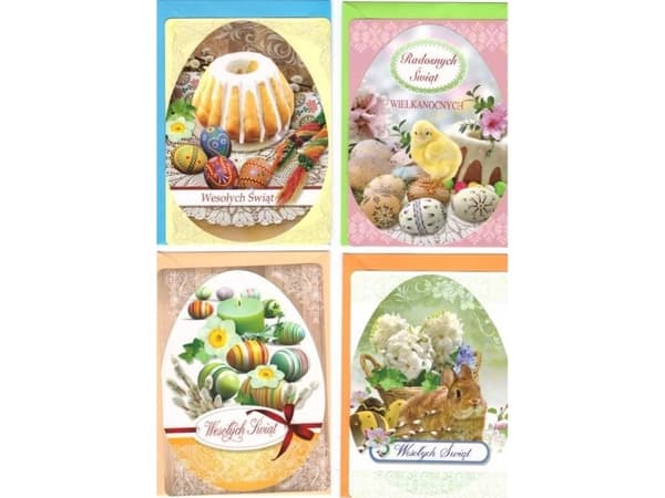 Top Graphic B6 kortti 'Egg' BWJ Secular (10kpl) MIX