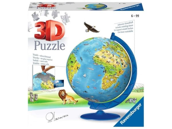 Ravensburger Children''s Globe, 180 kpl, Pallo, 6 vuosi/vuosia