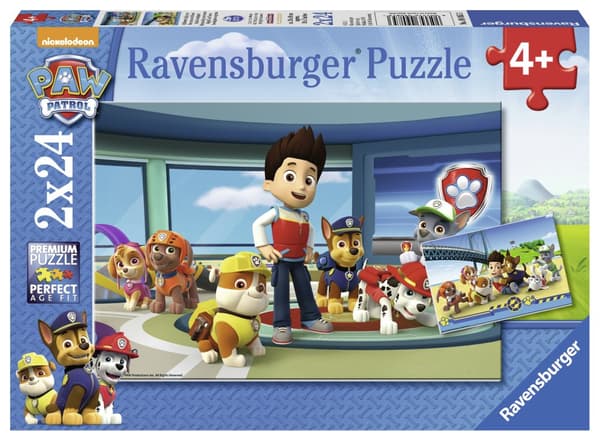 Paw Patrol Helpful good noses Pussel 2x24 bitar Ravensburger