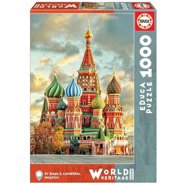Educa St Basils Cathedral Moskva Pussel 1000 bitar 17998