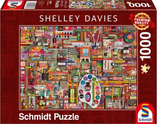 Puzzle 1000 elements SHELLEY DAVIES Art supplies