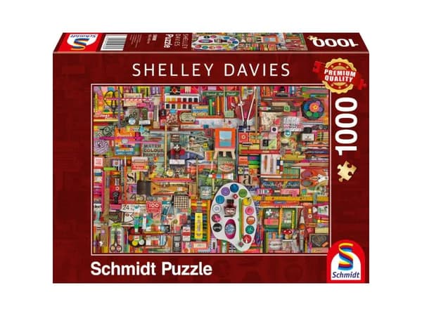 Puzzle 1000 elements SHELLEY DAVIES Art supplies
