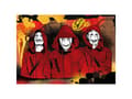 Miniatyrbild 2 av 5: Clementoni Puzzle 250 Netflix La Casa de Papel