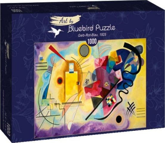 Bluebird Puzzle Puzzle 1000 Yellow, Red, Blue, Kandinsky