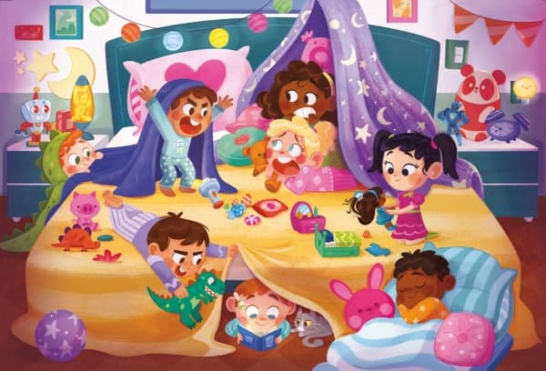 Clementoni Puzzle 24 Maxi Super Kolor Night Night