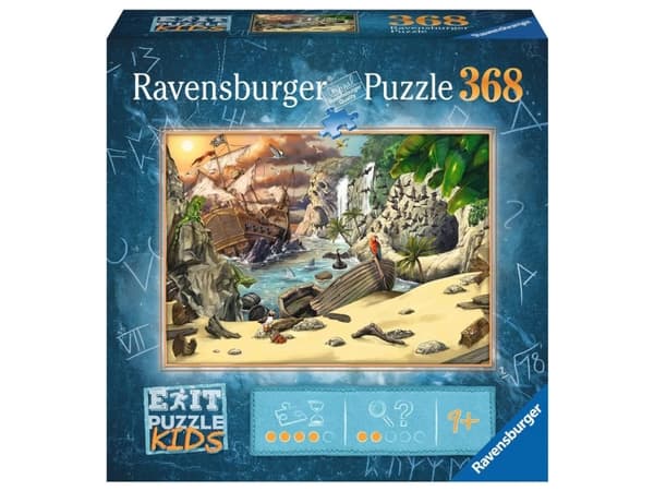 Ravensburger EXIT Puzzle Kids - The Pirate Adventure - puslespill - 368 deler