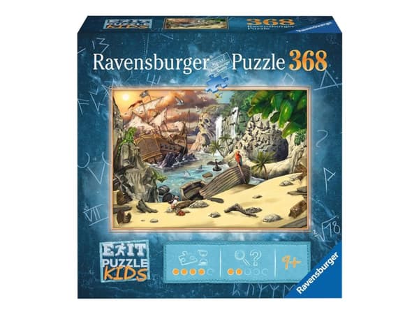 Ravensburger EXIT Puzzle Kids - The Pirate Adventure - puslespill - 368 deler