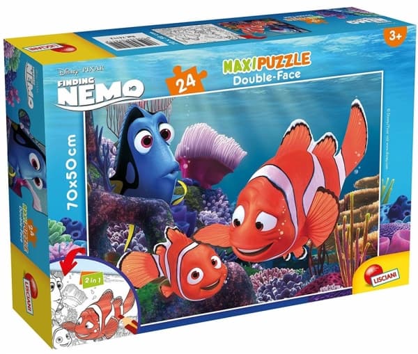 Lisciani Puzzle Df Supermaxi 24 Nemo, 3 År