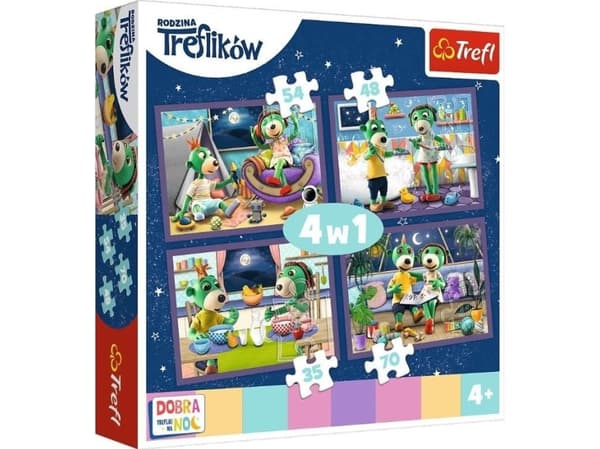 Trefl Puzzle Treffle ilta rituaalit Hyvää yötä 4in1
