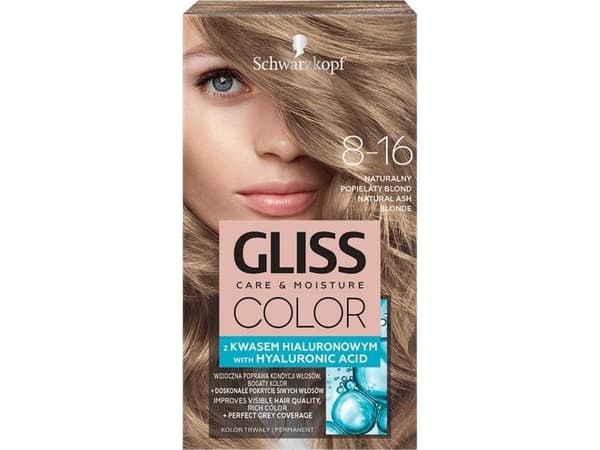 SCHWARZKOPF_Gliss Color hair coloring cream 8-16 Natural Ash Blonde