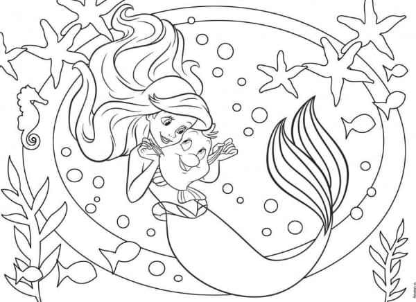 Lisciani Puzzle Df Supermaxi 60 Little Mermaid, 3 år