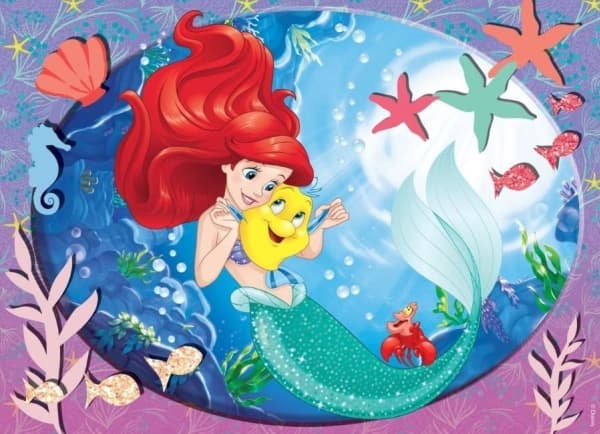 Lisciani Puzzle Df Supermaxi 60 Little Mermaid, 3 år