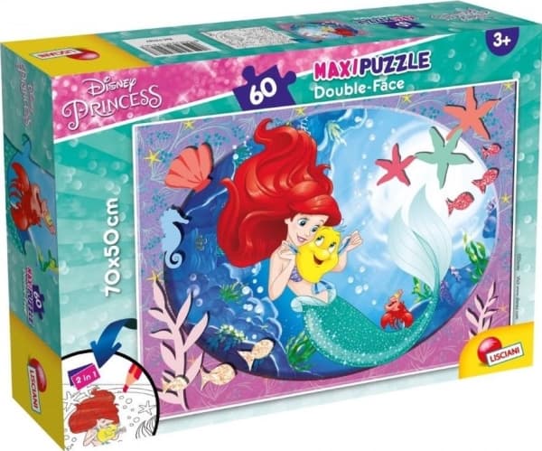 Lisciani Puzzle Df Supermaxi 60 Little Mermaid, 3 år