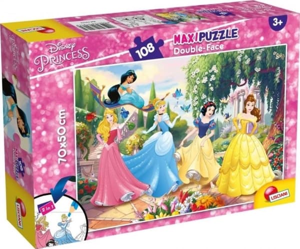 Lisciani Puzzle Df Supermaxi 108 Princess Tit 1, 3 vuotta