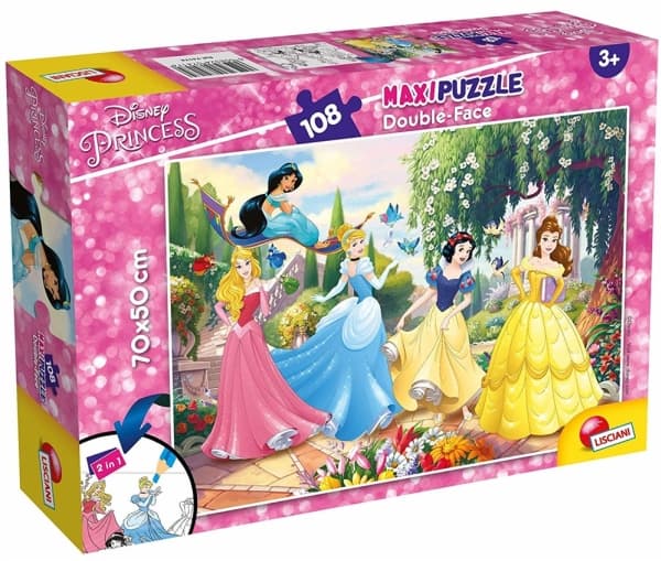 Lisciani Puzzle Df Supermaxi 108 Princess Tit 1, 3 vuotta