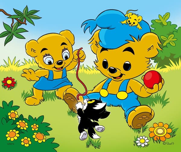 Träpussel Bamse 6 bitar