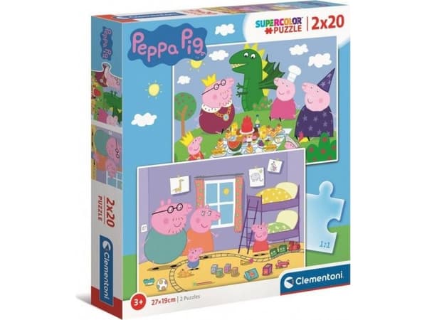 Clementoni PEPPA PIG, 40 stykker, Tegneserier, 3 år