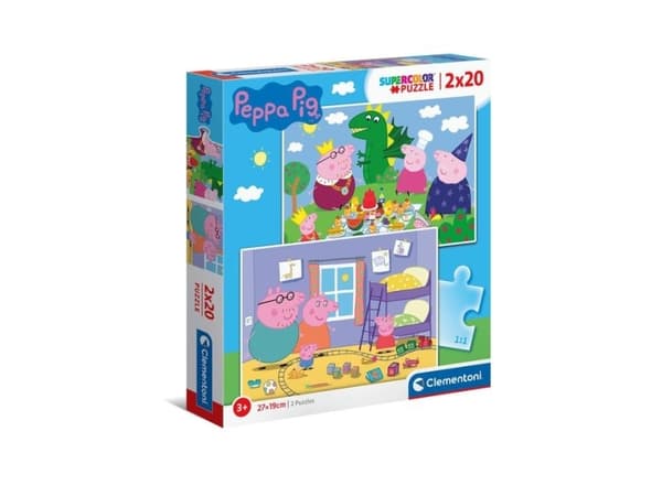 Clementoni PEPPA PIG, 40 stykker, Tegneserier, 3 år