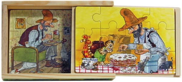 Findus 4x träpussel