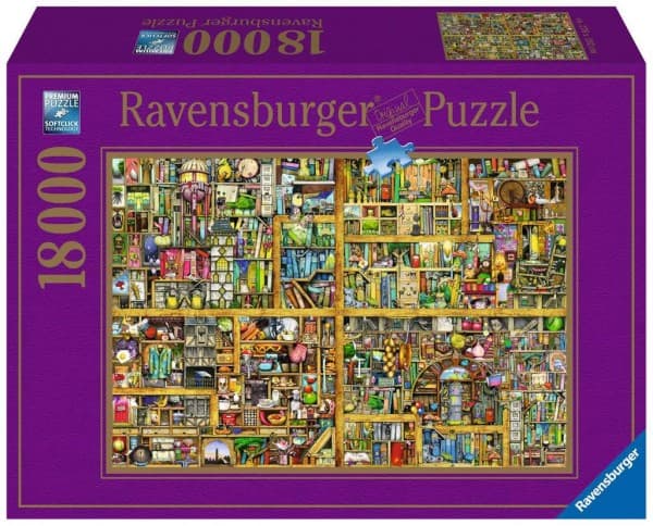 Ravensburger Colin Thompson Bookshelf, 18000 styck, Fantasi, 14 År