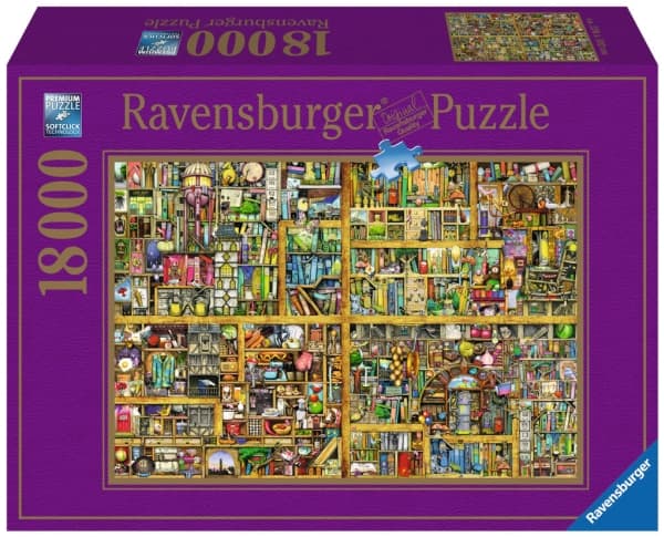 Ravensburger Colin Thompson Bookshelf, 18000 styck, Fantasi, 14 År