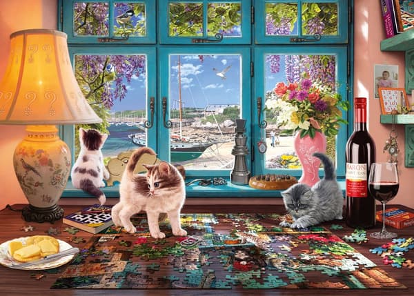 Puzzlers Desk Pussel 1000 bitar Schmidt