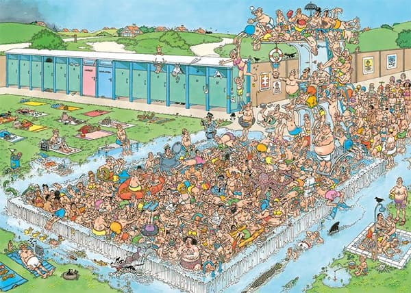 Jan Van Haasteren Pool Pile-up Puzzle 1000 pcs 20039
