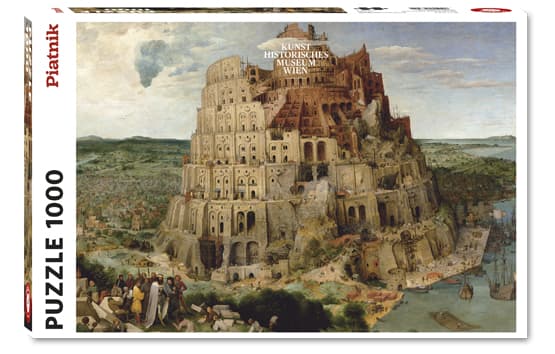 PIATNIK Pussel "Bruegel. Babylons "Bok", 1000 det.