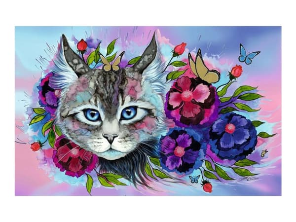 Ravensburger Puzzle Moment - Kattöga - pussel - 200 delar