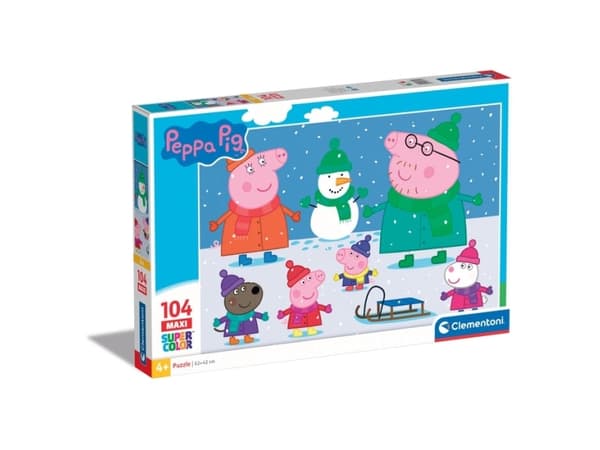 Clementoni Clementoni Puzzle 104el Maxi Peppa Pig. Peppa gris 23752