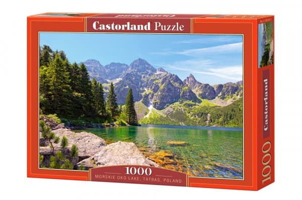 Castorland Morskie Oko lake, Tatras, Poland 1000 pcs, 1000 styck, Liggande, 9 År