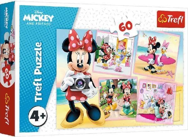 Trefl Puzzle 60el Lovely Minnie 17360 Clubs