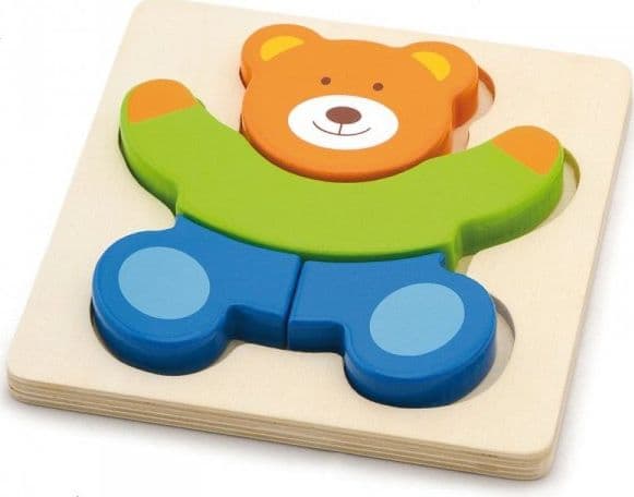 VIGA 50169 FIRST TODDLER PUZZLE - TEDdy Bear (1802, Viga)