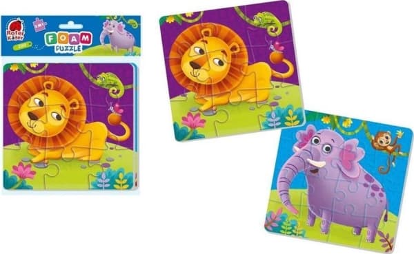 Roter Kafer Piankowe puzzle 2w1"ZOO" RK6050-05