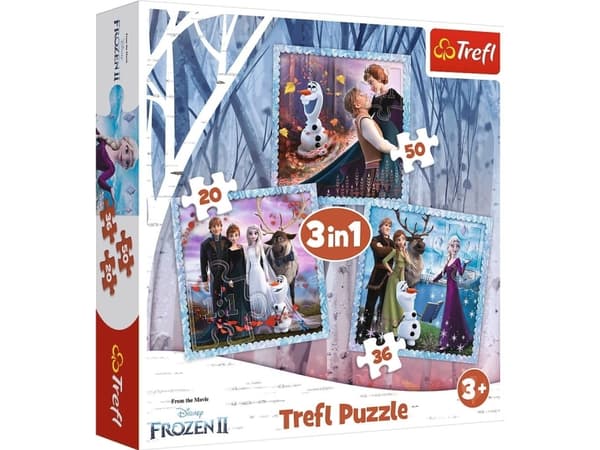 Puslespill 3-i-1 Magisk fortelling Frozen II Frozen 34853 TREFL p8